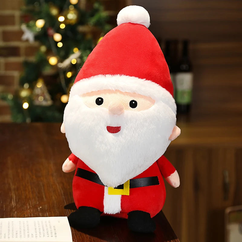 1pc 20CM Lovely Santa Claus Plush Toy Cute Elk Snowman Stuffed Doll Christmas Home Decor Kids New Year Gifts