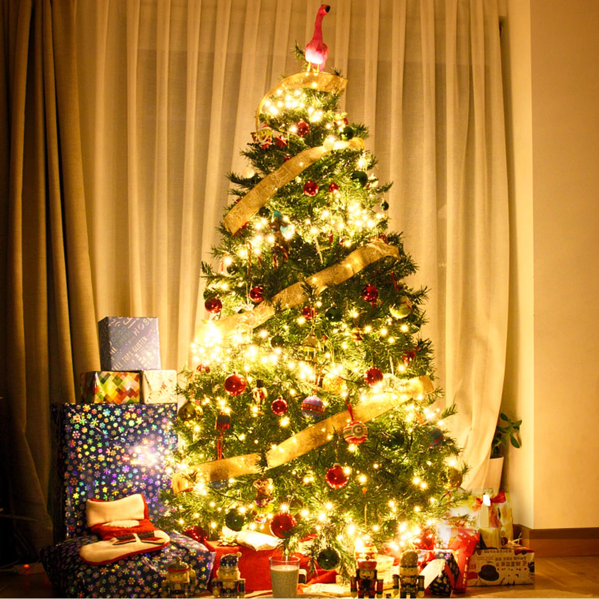 Christmas LED String Light 24V Warm White Multi Fairy Lights for Tree Decor, Waterproof Outdoor Room Decoration Garland Light