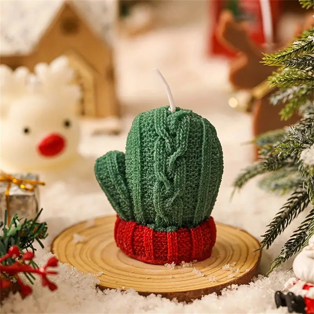 Christmas Gloves Scented Candle  Aromatherapy Candles Home Festive Ambiance Decor