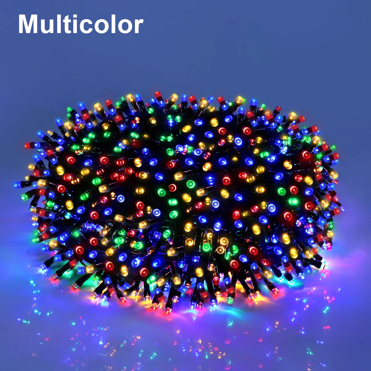 Christmas LED String Light 24V Warm White Multi Fairy Lights for Tree Decor, Waterproof Outdoor Room Decoration Garland Light