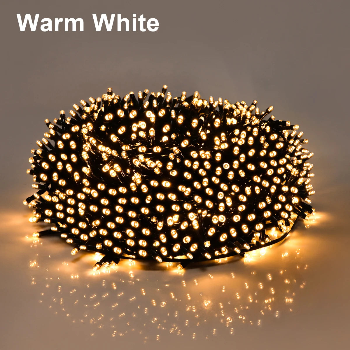 Christmas LED String Light 24V Warm White Multi Fairy Lights for Tree Decor, Waterproof Outdoor Room Decoration Garland Light
