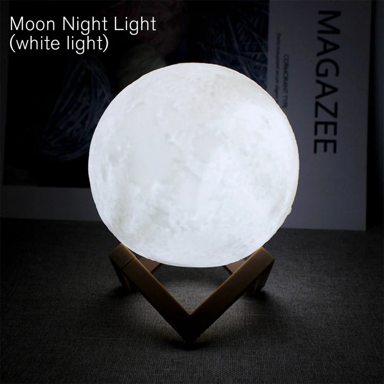 Book Light LED Moon Light Galaxy Light, Moon Night Light