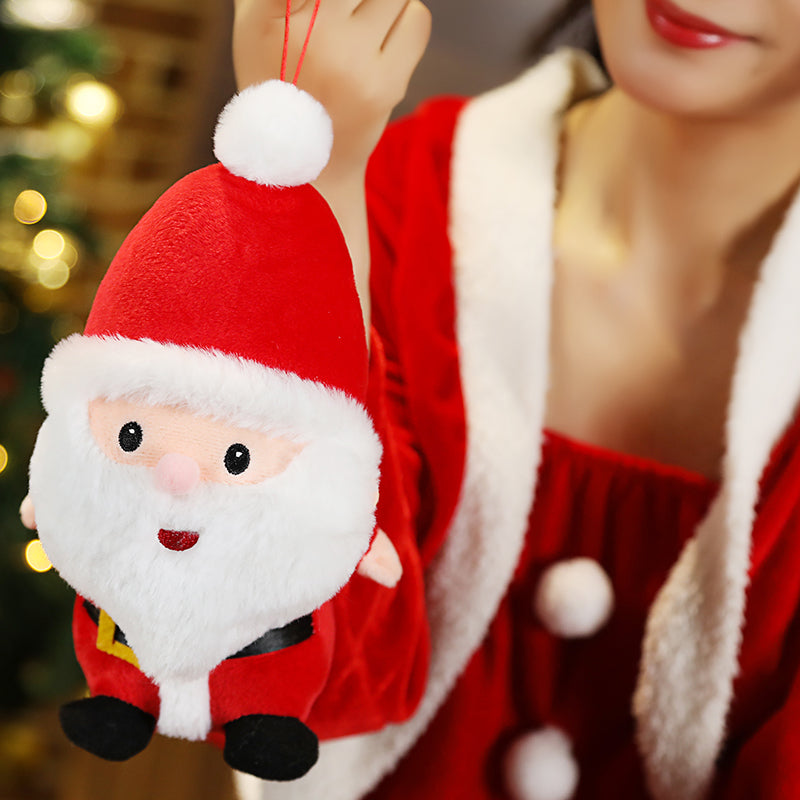 1pc 20CM Lovely Santa Claus Plush Toy Cute Elk Snowman Stuffed Doll Christmas Home Decor Kids New Year Gifts