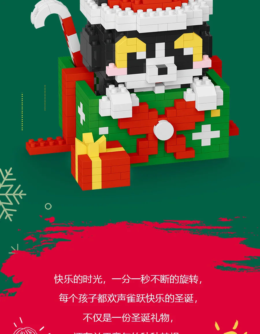 Christmas Gift Adults Particle Micro Building Blocks Bricks Construction Set Toys for Children Girl 6 Year Old Games Child Gifts