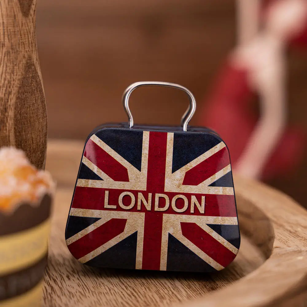 Christmas Decoration Metal Box Handbag Shape Tin Jar Jewelry Storage Case Kids Gift Can Storage Boxes Xms Party Decors