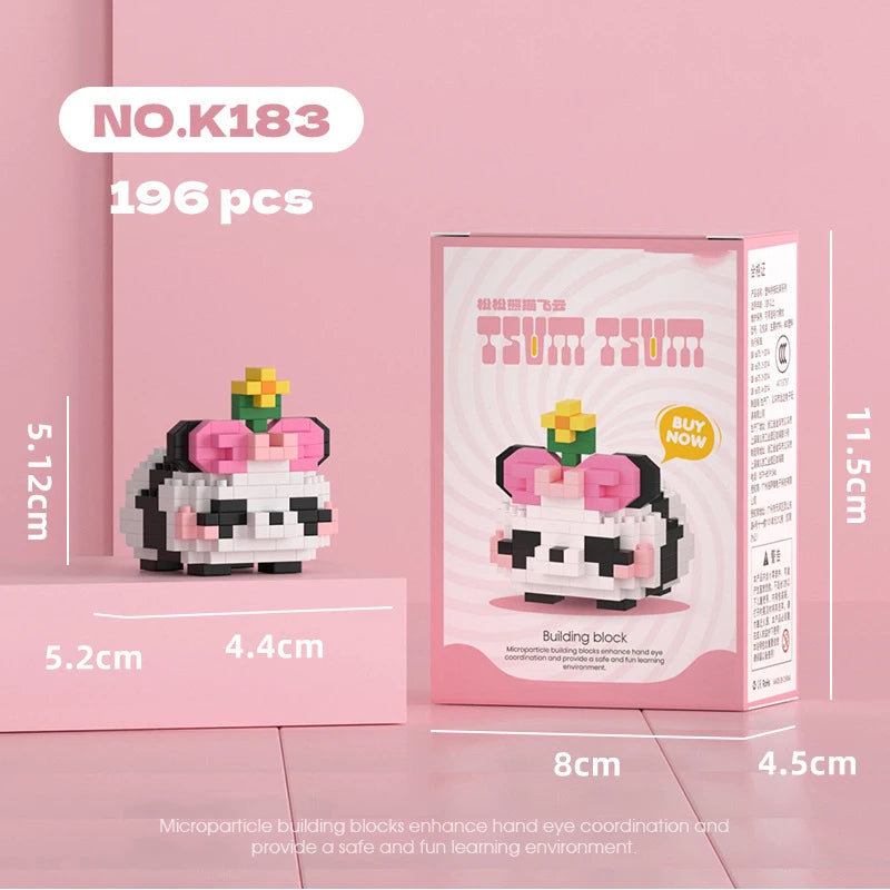 Animal Small Particle Dog Cat  Mini Building Blocks DIY Assembly Brick Sets Educational Toys for Kid 10 To 12 Year Birthday Gift