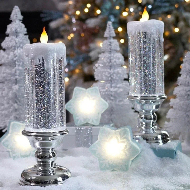 2025 New LED Christmas Candle LED Flameless Candle Light