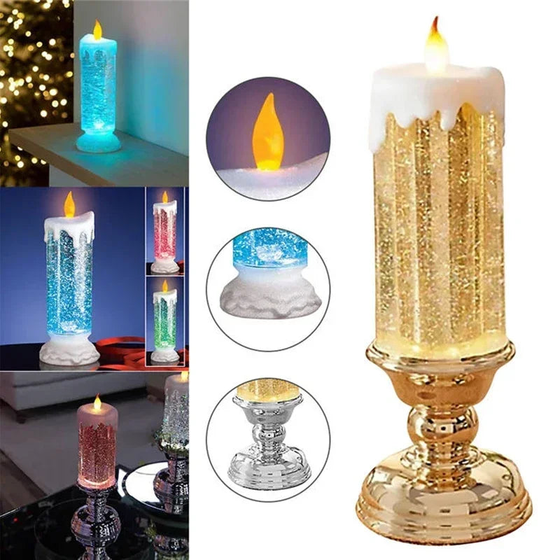 2025 New LED Christmas Candle LED Flameless Candle Light