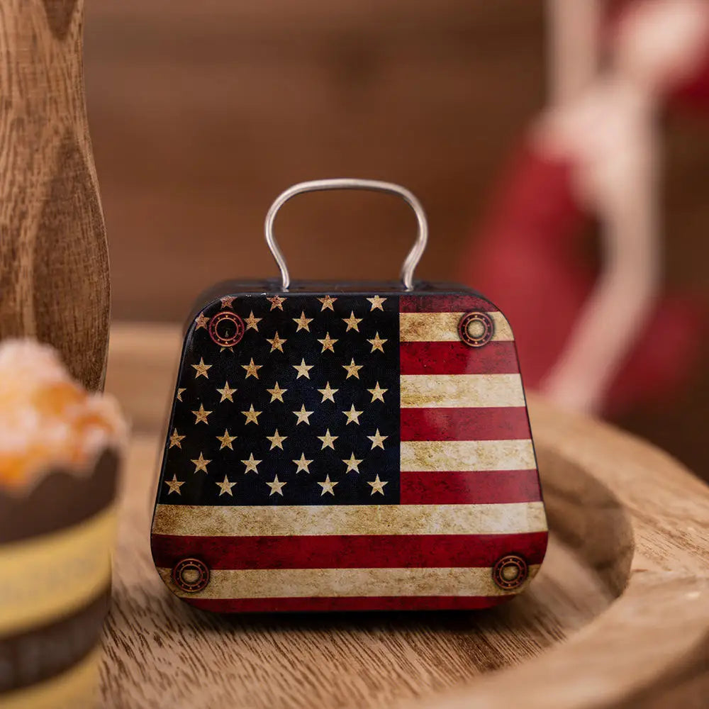 Christmas Decoration Metal Box Handbag Shape Tin Jar Jewelry Storage Case Kids Gift Can Storage Boxes Xms Party Decors